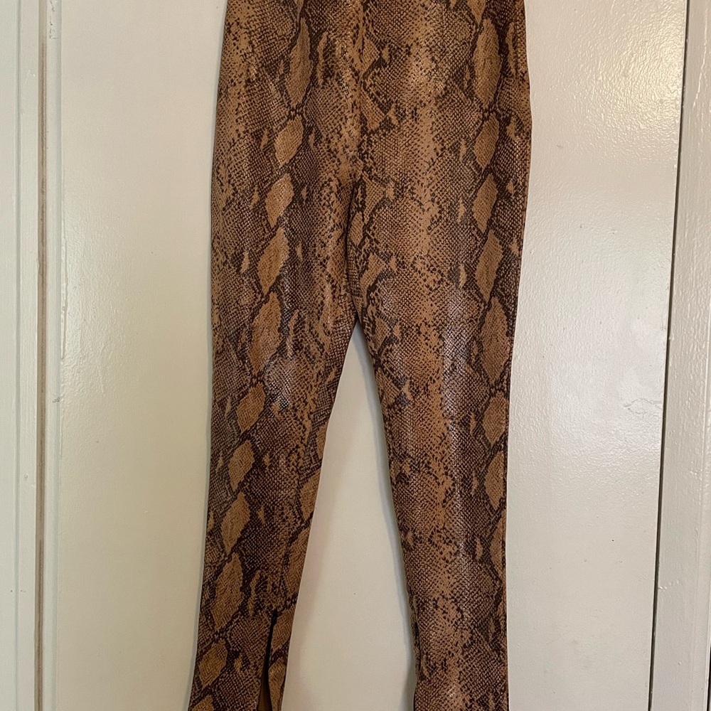 Zara snake print jeggins